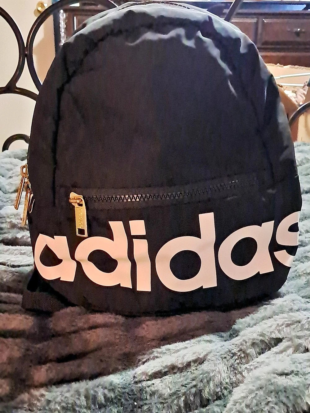 adidas Originals Mini Backpack in Black & White